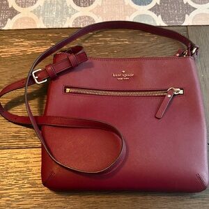 Kate Spade Burgundy Crossbody Bag